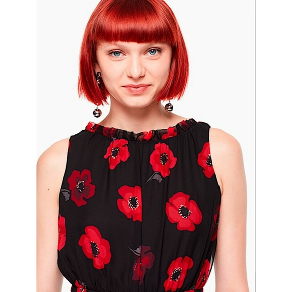 Kate Spade BNWOT Poppy Chiffon dress - Picture 4 of 8